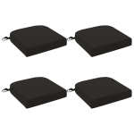 4-osaline istepadjade komplekt soest 4 pcs 100% pol&uuml;ester must