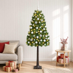 Kunstlik hingedega j&otilde;ulupuu koos kuulidega 120 cm 150 led-i