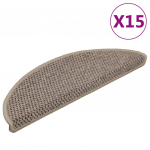 Isekleepuv trepivaip, 15 tk, 56x17x3 cm, tumebeež