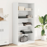 Garderoob valge 100 x 50 x 200 cm tehispuit
