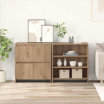 Kappide k&uuml;lgedel 2 pcs k&auml;sit&ouml;&ouml;tamm 70 x 41 x 75 cm tehispuit