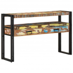 Konsoollaud mitmev&auml;rviline 120 x 33 x 75 cm taastatud puit