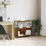 Raamatukapp suitsutatud tamm 80 x 30 x 78.5 cm tehispuit