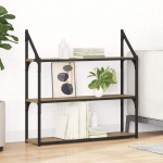 Seinariiul riiuliga k&auml;sit&ouml;&ouml;puu 80 x 21 x 78,5 cm tehispuit