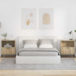 &Ouml;&ouml;kapid sahtliga 2 pcs sonoma tamm 49 x 36 x 61 cm tehispuit