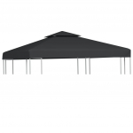 Varikatuse asenduskate 310 g / m&sup2;, tumehall, 3 x 3 m