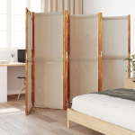 6 paneeliga ruumijagaja, hallikaspruun , 420x180 cm