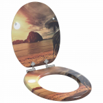 Tualettsari oranž 44 x 38 cm mdf plaat