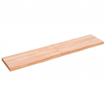 Seinariiul, helepruun, 140 x 30 x (2-4) cm, t&ouml;&ouml;deldud tammepuit