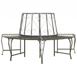 Puu &uuml;mber paigaldatav pool&uuml;mar aiapink, 160 cm, teras