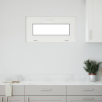 Keldriakendus risor 80 x 40 cm pvc ja klaas antratsiit