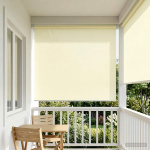 Rulookardin uv kaitse kreemjas 200 x 140 cm pol&uuml;ester