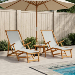Kokkupandav lamamistool 2 pcs 3 positsioon tugev eukal&uuml;pti puit