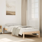 Voodiraam ilma madratsita, 100x220 cm, m&auml;nnipuit