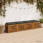 4-osalised istepad vught 4 pcs 100% pol&uuml;ester antratsiit
