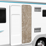 Putukakardin beež ja pruun 56 x 185 cm &scaron;enill