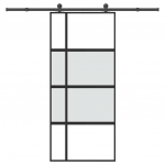 L&uuml;kanduks riistvarakomplektiga 90x205 cm karastatud klaas