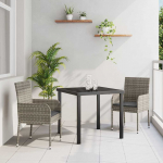 Aia s&ouml;&ouml;gilaudade komplekt padjaga 3 pcs hall pol&uuml;rooster