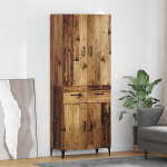 K&otilde;rgushein sahtliga vana puit 69,5 x 34 x 180 cm tehispuit