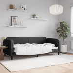 P&auml;evavoodi, must, 90 x 200 cm, kangas