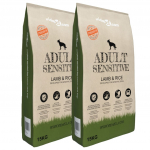 Premium koerte kuivtoit "adult sensitive lamb & rice" 2 tk, 30 kg