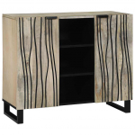 K&otilde;rvalhoone valge 90 x 33 x 75 cm mangopuit