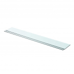 Riiulid 2 klaasist paneeli 90 x 12 cm