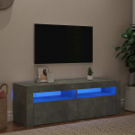 Telerialus led-tuledega, betoonhall, 120 x 35 x 40 cm