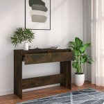 Konsoollaud, suitsutatud tamm, 100x35x76,5 cm, tehispuit
