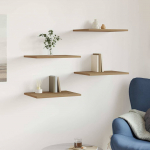 Raamaturiiuli lauad 4 tk artisan oak engineered wood