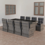 9-osaline aiam&ouml;&ouml;bli komplekt patjadega, pol&uuml;rotang, hall