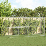 Koerakuut ladustamisega 2 pcs h&otilde;bedane 4 x 2 x 2 m teras