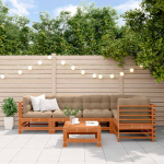 Aia lounge komplekt 6 pcs vahapunane tahke m&auml;nd
