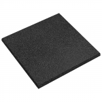 Kukkumise kaitse plaadid 12 pcs must 50 x 50 cm kumm