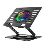 Wozinsky WDCX-X16-AS CoolBase RGB 360&deg; Cooling Stand for Laptop and Tablet - Black