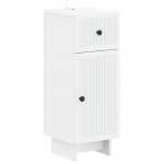 Vannitoa hoiukapp ede valge 30 x 31 x 80 cm tehispuit