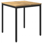 Aia &otilde;htus&ouml;&ouml;gi laud valge ja must 70 x 68,5 x 75 cm
