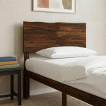 Naturaalse servaga voodipeats rostock tume pruun 75 cm