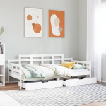 Sahtlitega p&auml;evavoodi, ilma madratsita, 90x200 cm, m&auml;nnipuit