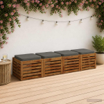 4-osalised istepad vught 4 pcs 100% pol&uuml;ester hall