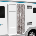 Putukakardin, pruun ja valge, 56 x 200 cm, &scaron;enill