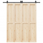 Liugukse tarvikute komplekt 200 cm terasest, must