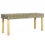 Pink 110 cm, naturaalne kubu rotang ja mahagonipuit