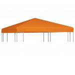 Varjualuse katus 310 g/m&sup2; 3 x 3 m, oranž