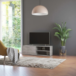 Telerikapp, betoonhall, 120 x 34 x 37 cm, tehispuit