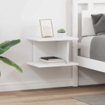 &Ouml;&ouml;kapp 2 pcs valge 40 x 30 x 25 cm tehispuit