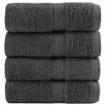 Premium-pesur&auml;tikud solund 4 tk antratsiithall 30 x 30 cm 600 g/m&sup2;