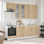 K&ouml;&ouml;k &uuml;ksus lyon 8 pcs sonoma tamm tehispuit