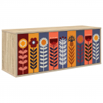 Seinale paigaldatav tv kapp essen 102 x 33 x 40 cm sonoma tamm