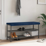 Pingipadja pl&uuml;&uuml;&scaron;ist korduroy tumesinine s&uuml;gavus 35 cm